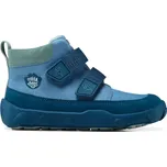 AFFENZAHN LOWBOOT LEATHER FRIENDY SHARK Blue | Dětské celoroční barefoot boty - 30