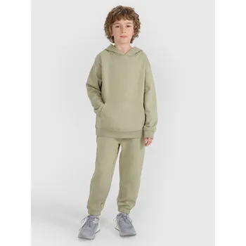 4F Chlapecké tepláky joggery - zelené, velikost 146 (10-11 let)