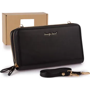 Peněženka Jennifer Jones peněženka eko kůže černá - dámská