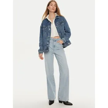 Pánská casual bunda Guess Jeansová bunda W4YN21 D5B65 Modrá Classic Fit S