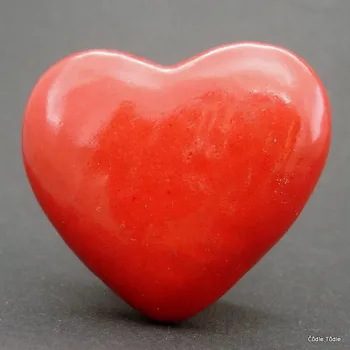 Nábytkové kování Nábytková úchytka červená 4,5 cm - knopka