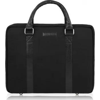 Paolo Peruzzi taška na notebook Canvas + veganská kůže bez vzoru