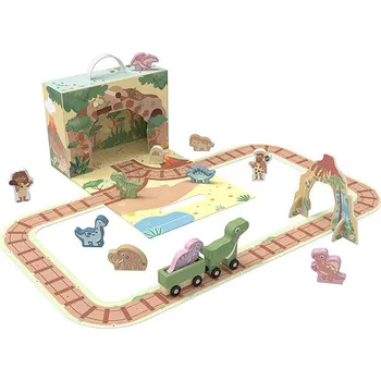 Desková hra BusyKids Montessori Mobilní hra Dinosauři