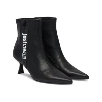 Dámské kozačky Polokozačky Just Cavalli 79RA3S42 ZSD55 Černá 41