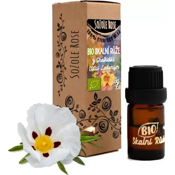 Vzácný BIO éterický olej Skalní růže z Chalkidiki - 3g