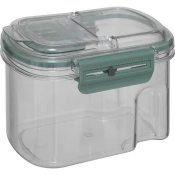 Úložný box 5five Hermatická krabička Neo zelená jednoduchá 0,6L