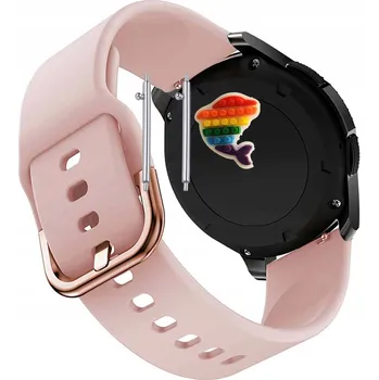 Pouzdro na mobilní telefon Silikonový Řemínek růžový pro Chytré Hodinky QCOQ P98