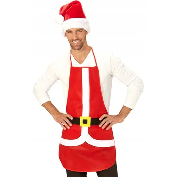 Kuchyňská zástěra Zástěra kostým Santa Clause Mikuláš