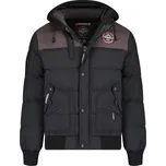 GEOGRAPHICAL NORWAY bunda pánská VOLVA MEN JKT 005 zimní, prošívaná s kapucí černá 3XL