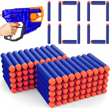 Dětská zbraň Šipky do pistolí Nerf Reto MB Pro modré 100 kusů
