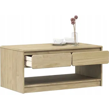 Konferenční stolek Konferenční stolek VidaXL obdélníkový 99 x 55 x 45 cm, odstíny hnědé