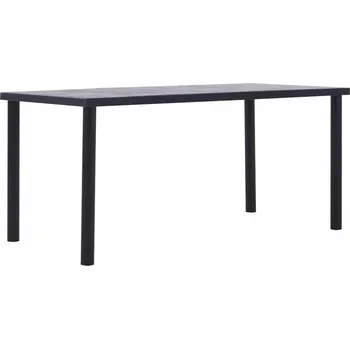 Jídelní stůl Jídelní stůl, černý a betonově šedý, 160x80x75 cm, MDF