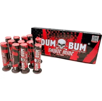 Zábavní pyrotechnika Single Shots DUM BUM Salute Mine 14mm 12ks