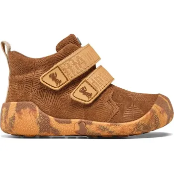 Dívčí zimní obuv AFFENZAHN PREWALKER LOWBOOT LEATHER TALKY Affenzahn Brown | Dětské první barefoot botičky - 24