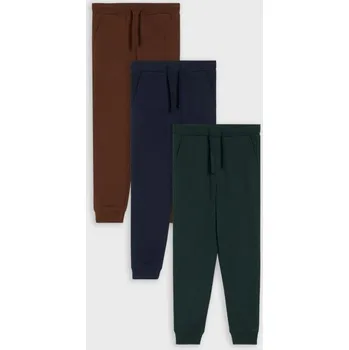 Chlapecké kalhoty Sinsay - Kalhoty 3 balení - zelená - 485DN-78X - 485DN-78X-140