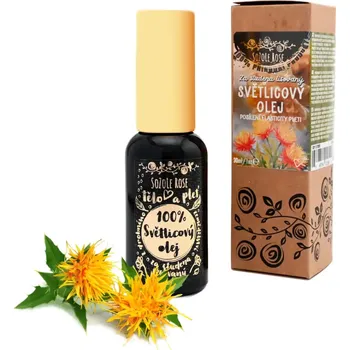 Rostlinný olej Světlicový olej za studena lisovaný - 30ml