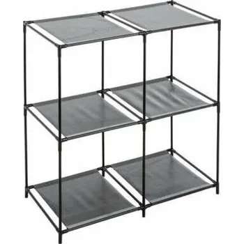 Knihovna Kovová knihovna Mix n`Modul černá moderní 4dílná do ložnice 5five