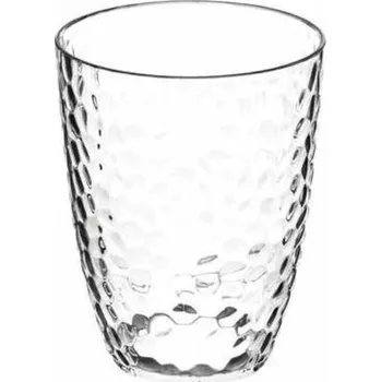 Sklenice Průhledná polystyrenová sklenice na nápoje 380 ml moderní 5five