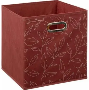 Úložný box Skládací látkový úložný box 31x31 Minimalist červený s úchytkou 5five