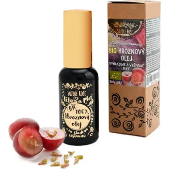 Rostlinný olej BIO Hroznový olej za studena lisovaný - 30ml