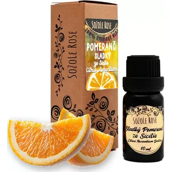 Vonný olej Éterický olej Sladký pomeranč ze Sicílie - destilovaný - 10ml