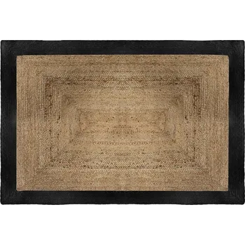 Koberec Obdélníkový Koberec Atmosphera černý jutový 120x170 cm