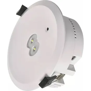 Bodové svítidlo Nástěnný reflektor kulatý Emos bílý