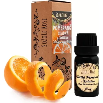 Vonný olej Éterický olej Sladký pomeranč z Kalábrie - lisovaný - 10ml