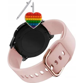 Příslušenství k chytrým hodinkám Pásek Řemínek pro chytré hodinky Armodd Prime, silikon, růžové poutko, nastavitelný