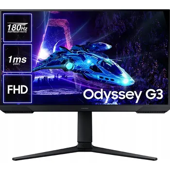 Monitor 24PALCOVÝ HERNÍ MONITOR SAMSUNG ODYSSEY G3 FULL HD VA 180HZ 1MS HDR10