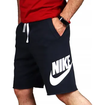 Pánské kraťasy Pánské kraťasy Nike nad kolena. Bavlněné běžecké kraťasy Nike pro muže, velikost M.