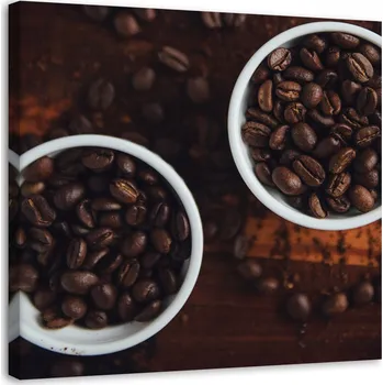Obraz OBRAZ NA PLÁTNĚ Káva v hrnku 60x60