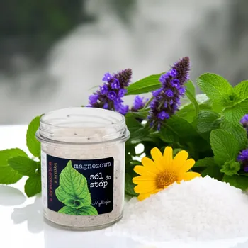 Péče o nohy Hořečnatá sůl na nohy s kostivalem a arnikou 250g Mydliszka