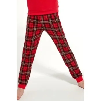 Chlapecké pyžamo Chlapecké pyžamo Cornette 137 Young Boy - Family Time Červená 98-104