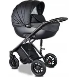 Kočárek 3v1 Babe boss Maxx RS Černý Bílý Tmavě Modrý Šedý