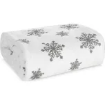 ArtFir Vánoční deka BLINK 1 | bílá/stříbrná 150 x 200 cm