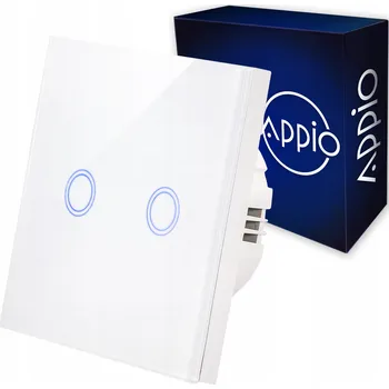 vypínač Dvojitý dotykový vypínač Appio 9603 bílý
