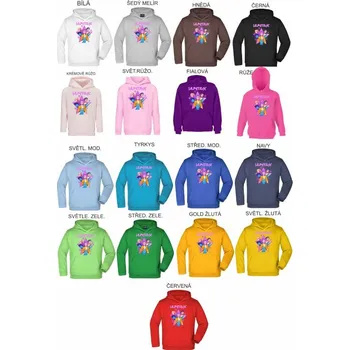 Dívčí mikina Dívčí mikina K-pop lovkyně démonů Barva: Hnědá, Velikost: 98/104 - 3/4 roky