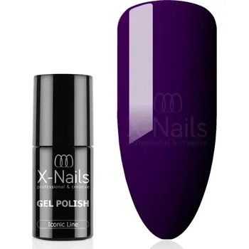 Přípravek na nehty Gel lak Iconic line, 6g – BYZANTINE (sytě fialový odstín) (Tmavší failový gellak)