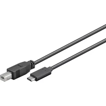 Kabel do PC MicroConnect Propojovací kabel USB-C 3.1 M - USB-B 2.0 M (USB3.1C2B1)