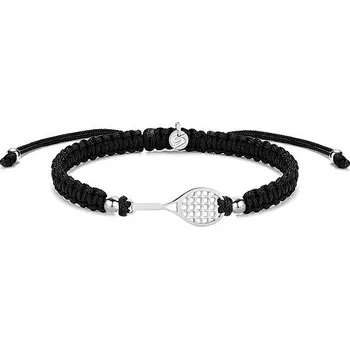 Náramek Sailbrace Tennis braided bracelet, silver