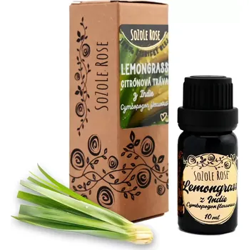 Éterický olej Lemongrass neboli Citrónová tráva z Indie - 10ml