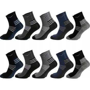 Pánské ponožky Anet Ponožky prodyšné, odolné, pohodlné, netlačící, černé, velikost 43-47