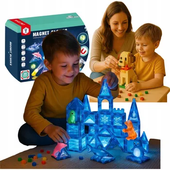 ostatní stavebnice STAVEBNICE 44el KONSTRUKČNÍ SVÍTÍCÍ SKLÁDAČKA 124A-1 +