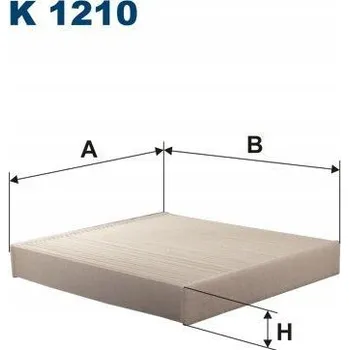 Kabinový filtr Filtron K 1210 Filtr, ventilace prostoru pro cestující