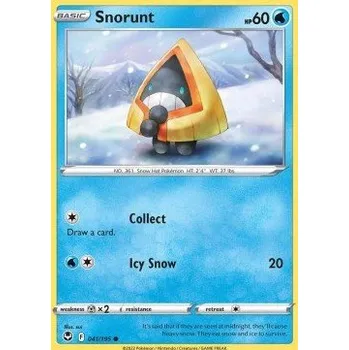 Sběratelská karetní hra Pokémon SIT 041/195 Snorunt - Silver Tempest Stav: Near Mint, Verze: NORMAL
