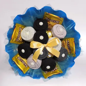 pracovní ponožka Ateliér Confetti Kytička z ponožek - David Velikost ponožek: 43-46