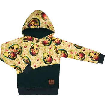 Mikina s kapucí - Avokádo Velikost: 116