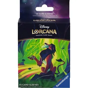 Sběratelská karetní hra Ravensburger Disney Lorcana: Azurite Sea - Card Sleeves Scar, Vengeful Lion, The Lion King