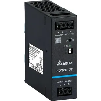 spínaný zdroj NAPÁJECÍ ZDROJ DELTA na DIN lištu FORCE-GT 12V 20A 240W DRF-12V240W1GBA